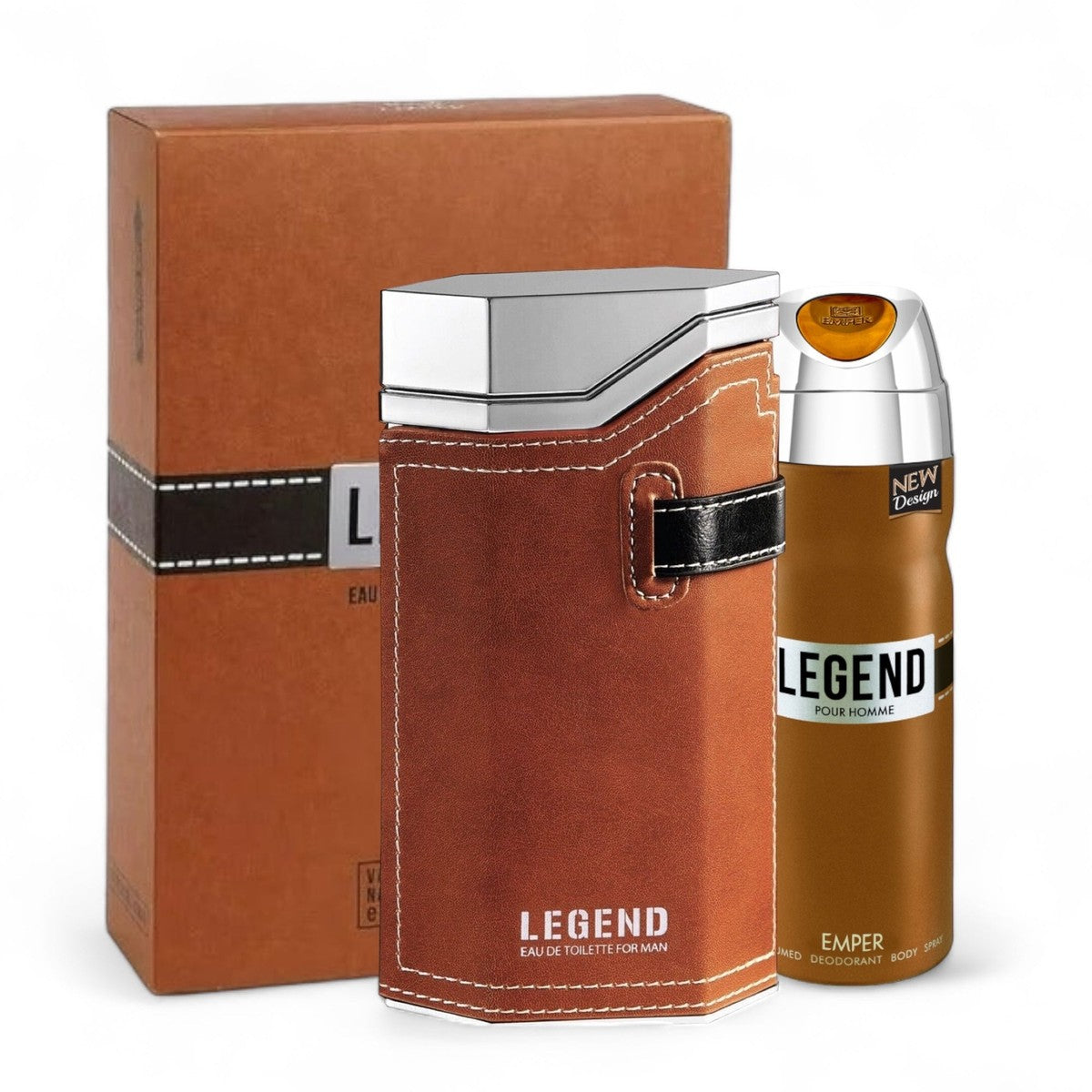 Legend 2-Piece Perfume Set for Men, Legend 100ml EDP, Legend 100ml Deo