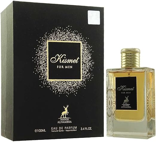 Maison Alhambra Lattafa Kismet for Men Eau de Parfum Spray, 3.4Ounce