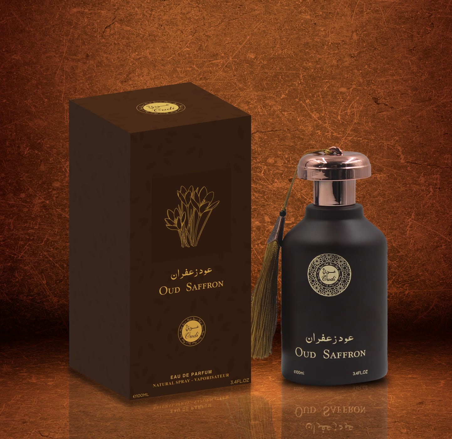 Oud Saffron Eau De Parfum 100ml For Men And Women By Oudi