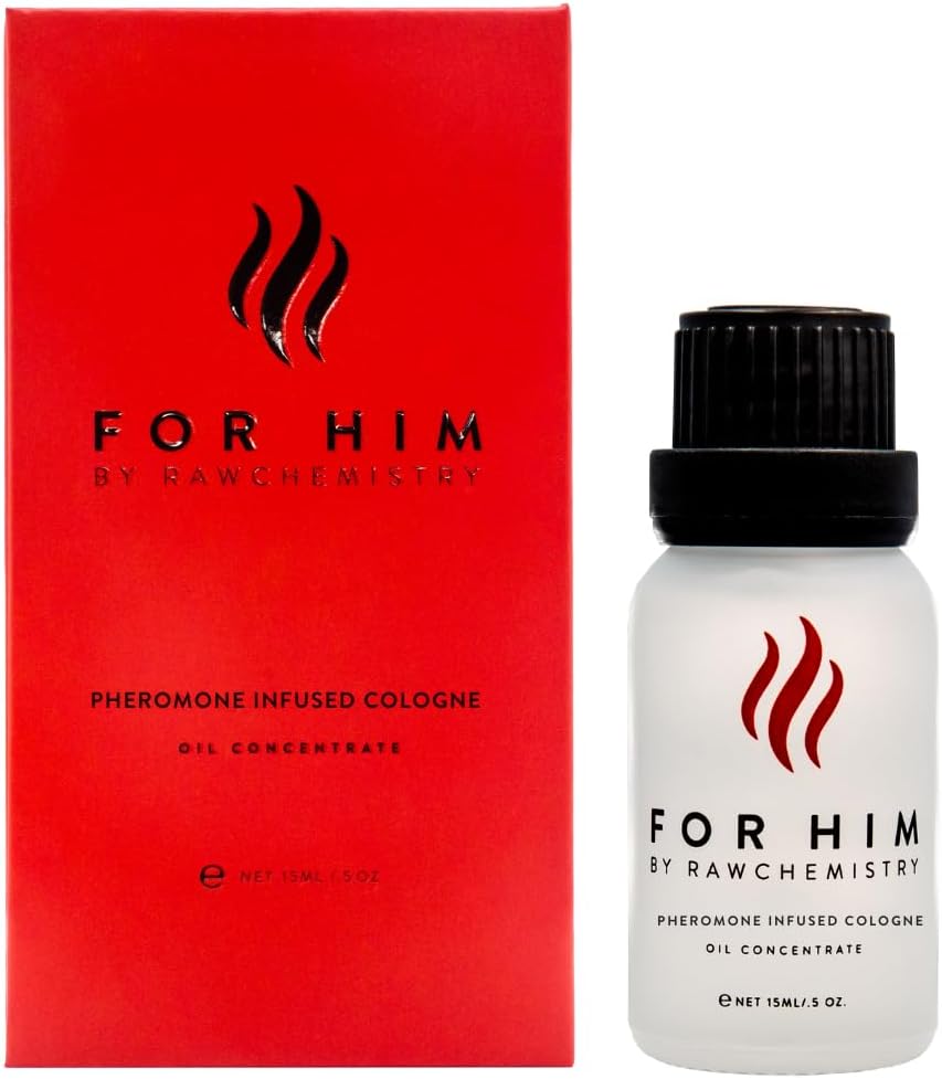 RawChemistry for Him - A Pheromone Infused Cologne Oil - Bold, Extra Strength Formula 15 ml