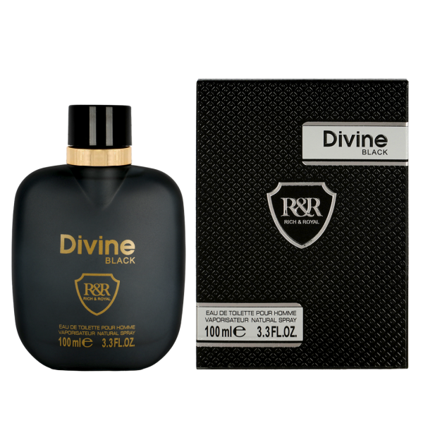 Rich & Royal Divine Black 100ml EDT for Men