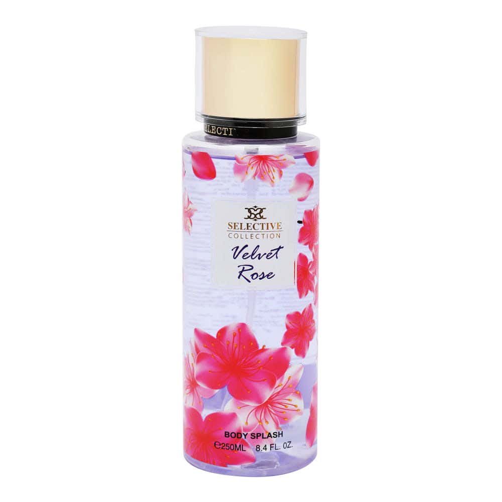 Selective Collection Velvet Rose Perfume Splash, 250ml