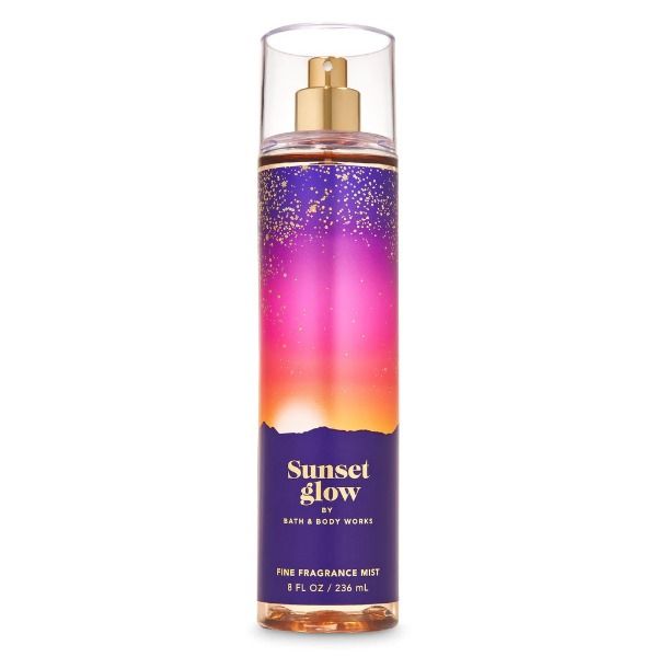 Bath and Body Works Sunset GlowFine Fragrance Mists Pack Of 2 8 oz. Bottles (Sunset Glow.)