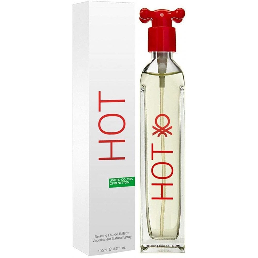 United Colors of Benetton Hot 100ml EDT for Women with Paper Box