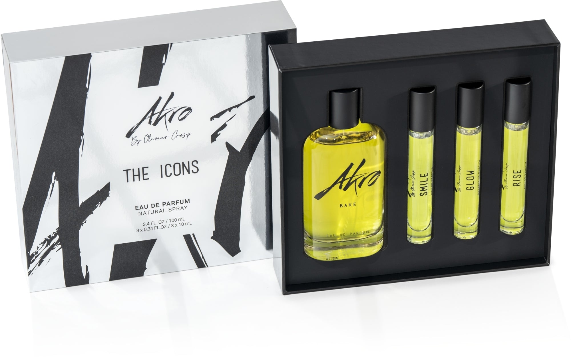 AKRO THE ICONS SET BAKE 100 (GLOW+ RISE+ SMILE