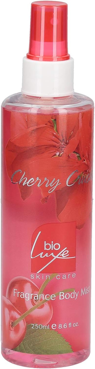 Bioluxe Cherry Crush 250ml Fragrance Body Mist Unisex