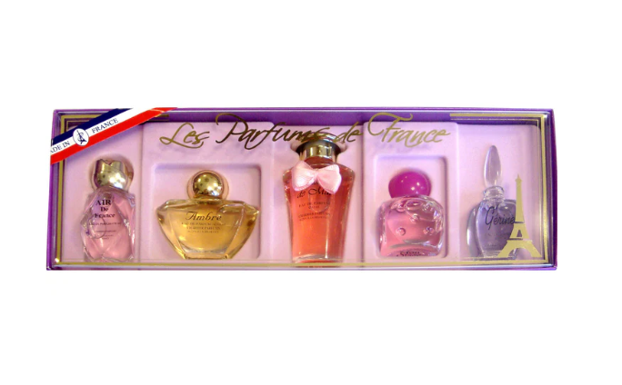 Charrier Parfums 5 Pieces Les Parfums De France Mini Gift Box Set EDP for Women