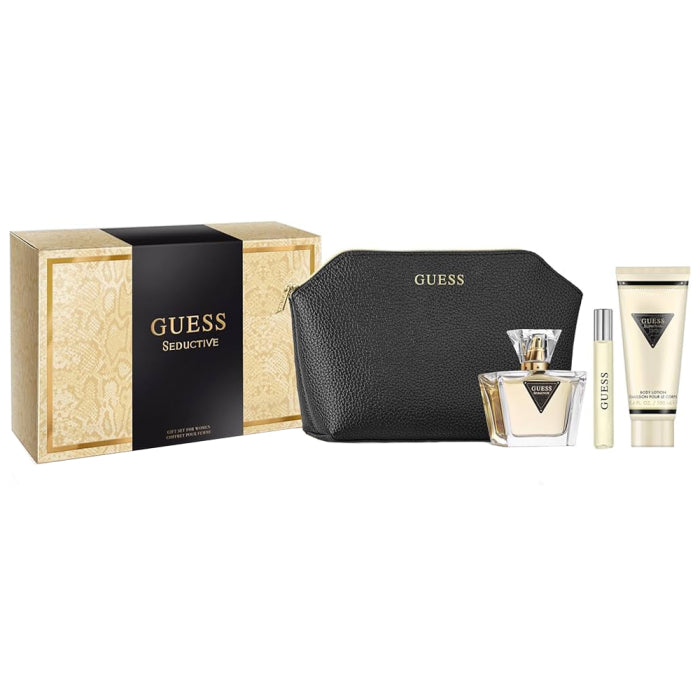 Guess Seductive L EDT 75 ml +Body Lotion 100 ml +Miniature 15 ml +Pouch Set