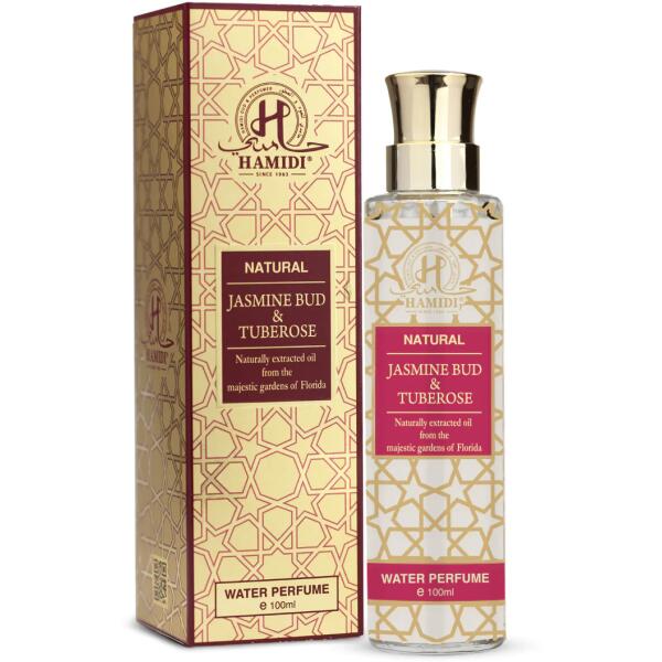 Hamidi Natural Jasmine Bud & Tuberose 100ml Water Based Perfume for Women