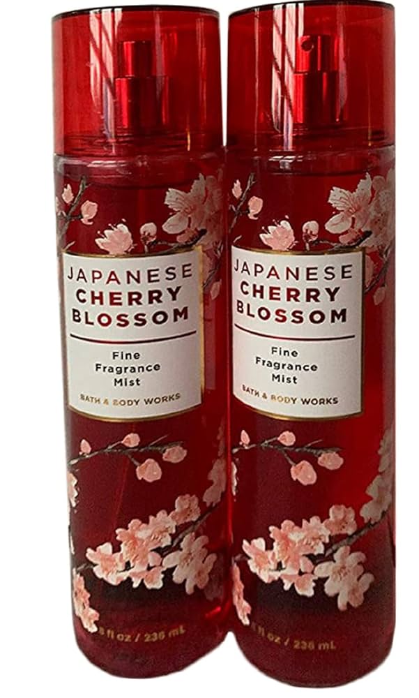Japanese Cherry Blossom Fragrance Mist 8oz each (Set of 2)